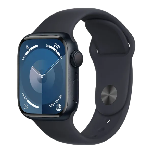 Apple Watch Series 9 41mm Midnight Aluminum Case Midnight Sport Band
