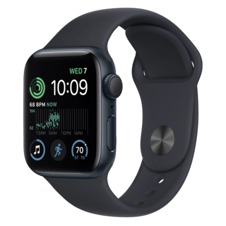 Apple Watch Series SE 2 40mm Midnight Aluminum Case with Midnight Sport Band