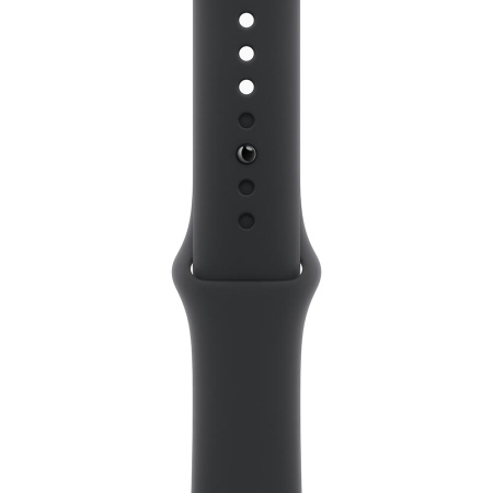 Apple Watch Series 11 46mm Aluminum Space Gray Case Black Sport Band M/L